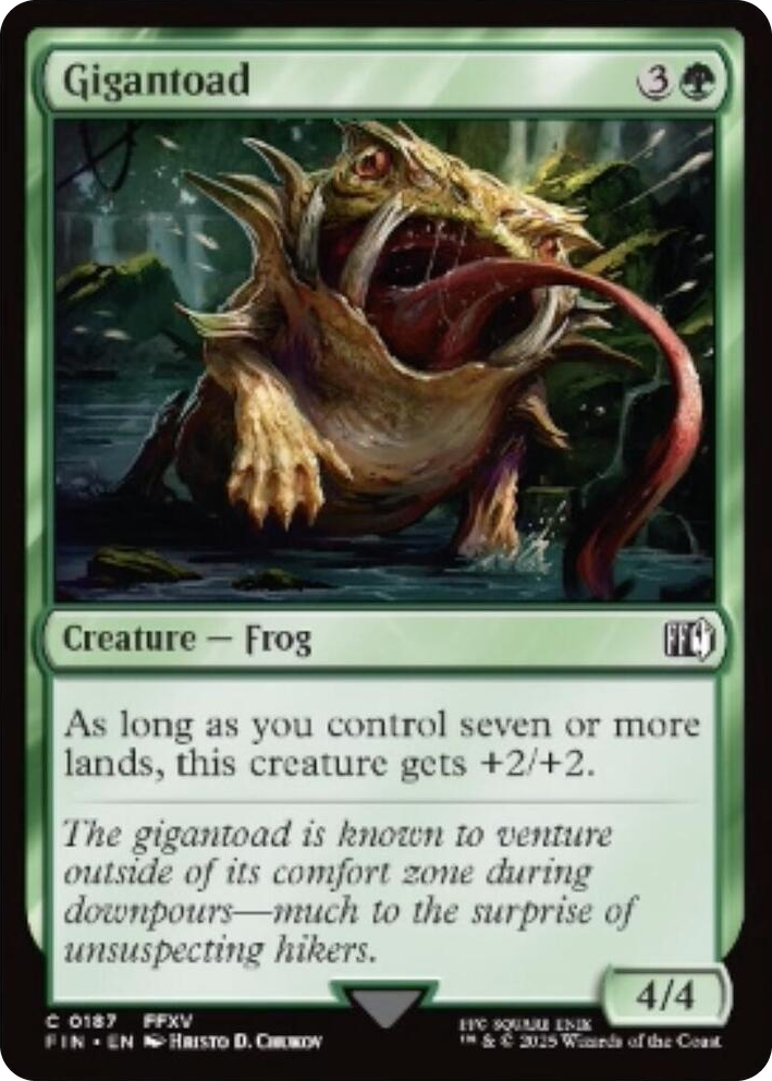0187 Gigantoad C FINAL FANTASY