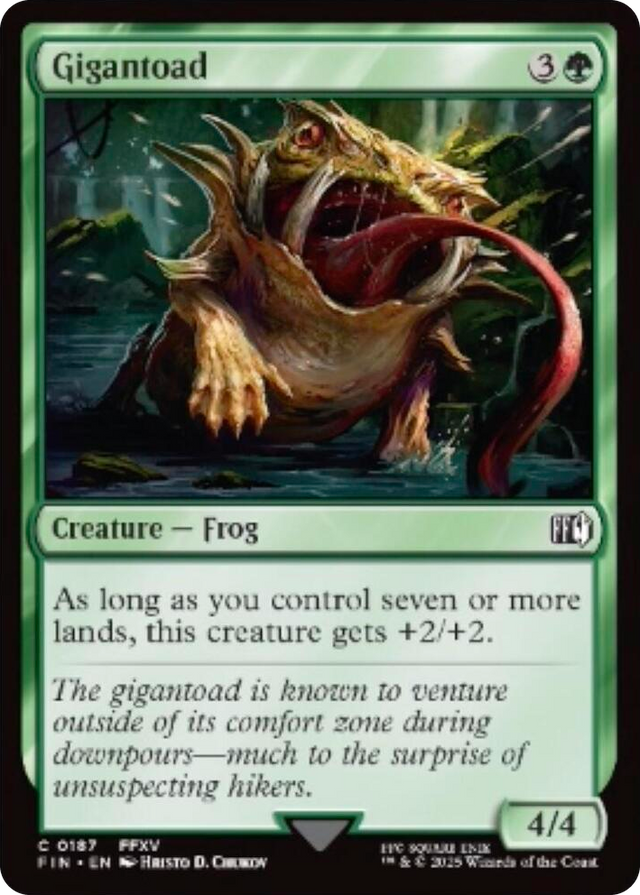 0187 Gigantoad C FINAL FANTASY