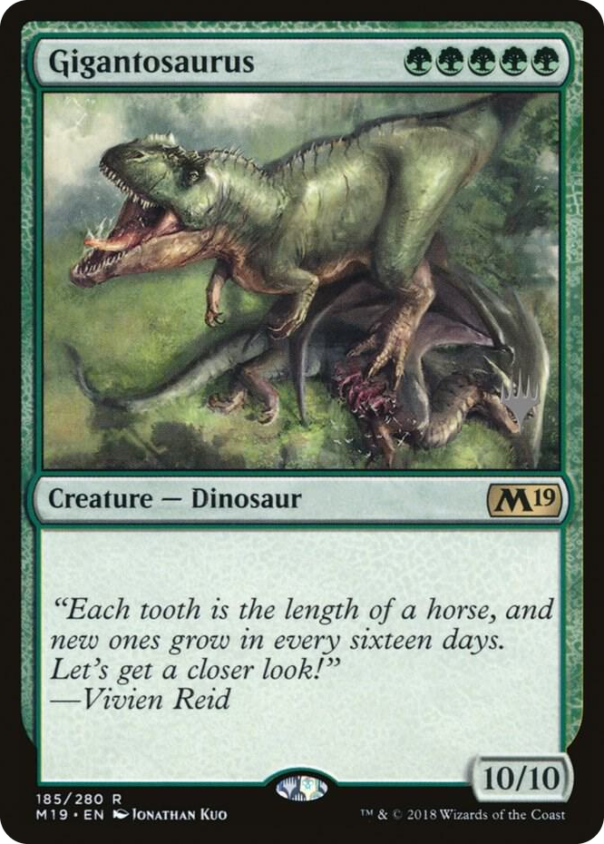 0185 Gigantosaurus R Promo Pack: Core Set 2020