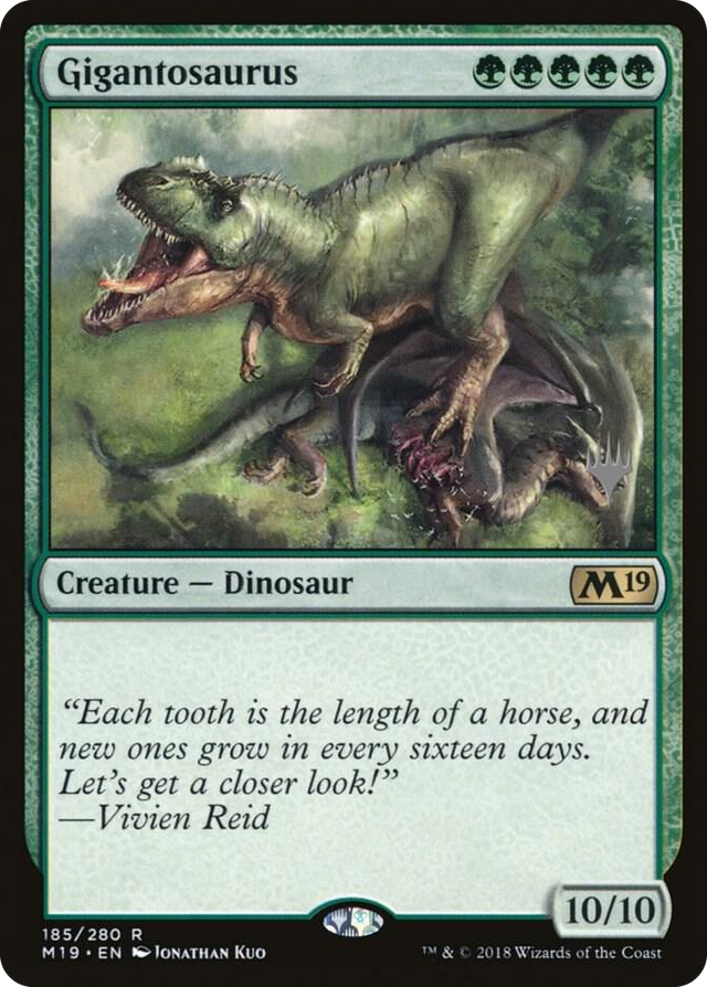 0185 Gigantosaurus R Promo Pack: Core Set 2020