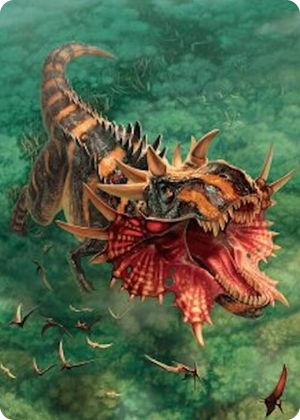 0053 Gigantosaurus Art Card (53/54) S Art Series: Foundations