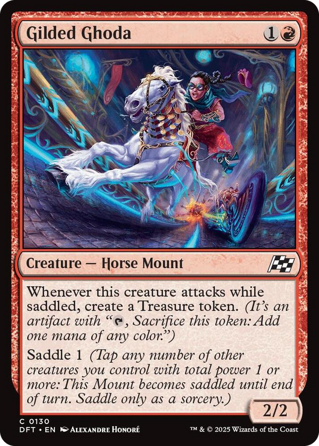0130 Gilded Ghoda C Aetherdrift