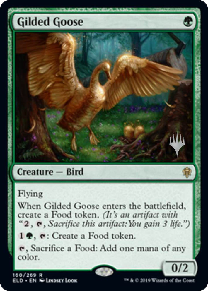 0160 Gilded Goose R Promo Pack: Throne of Eldraine