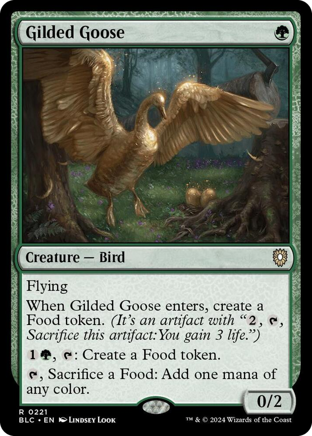 0221 Gilded Goose R Commander: Bloomburrow