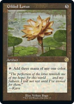0017 Gilded Lotus R The Brothers' War: Retro Frame Artifacts