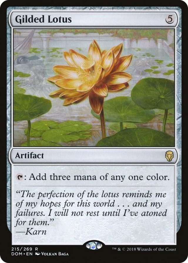 0215 Gilded Lotus R Dominaria