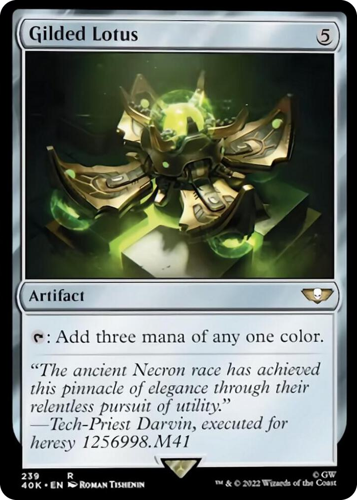 0239 Gilded Lotus R Universes Beyond: Warhammer 40,000