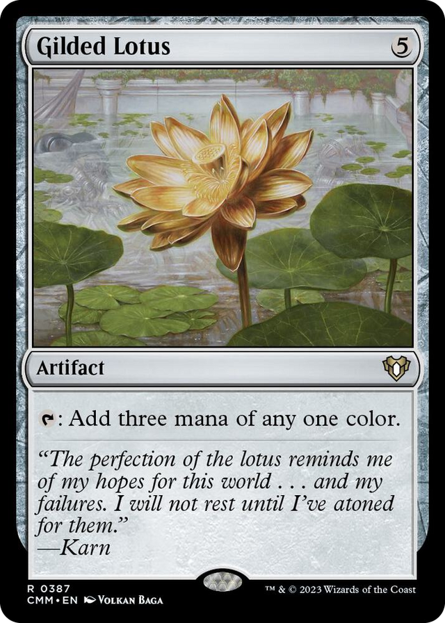 0387 Gilded Lotus R Commander Masters