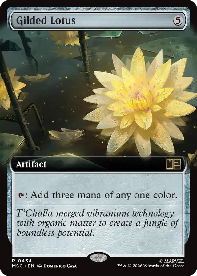 0434 Gilded Lotus (Extended Art) R Commander: Marvel Super Heroes