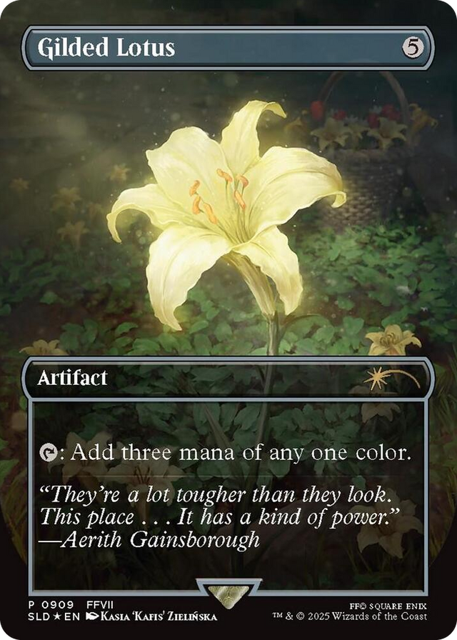0909 Gilded Lotus (Rainbow Foil) (909) P Secret Lair Drop Series