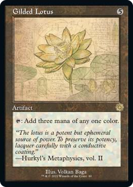 0080 Gilded Lotus (Schematic) R The Brothers' War: Retro Frame Artifacts