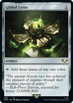 0239 Gilded Lotus (Surge Foil) R Universes Beyond: Warhammer 40,000