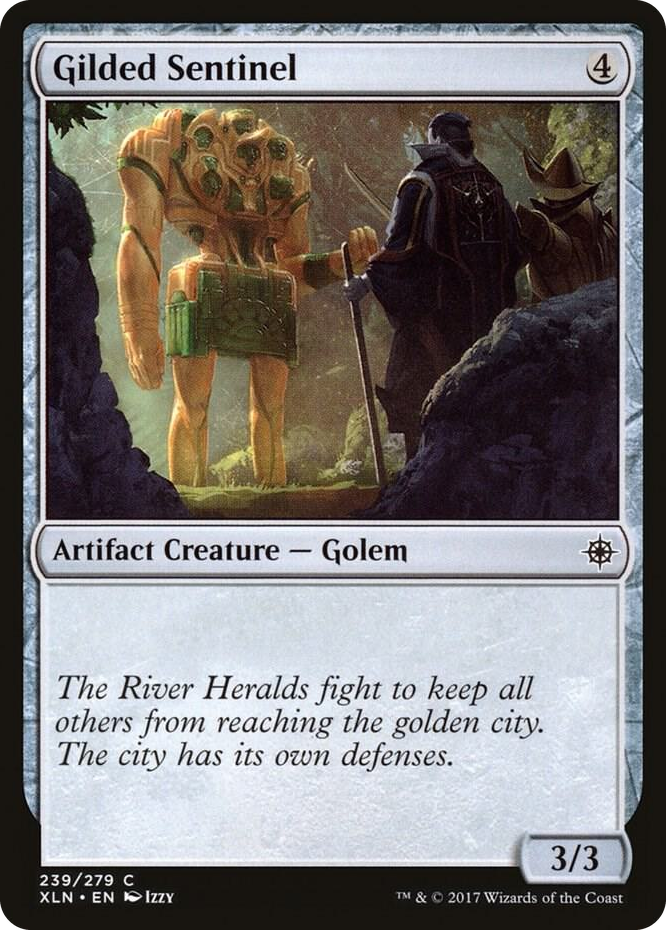 0239 Gilded Sentinel C Ixalan
