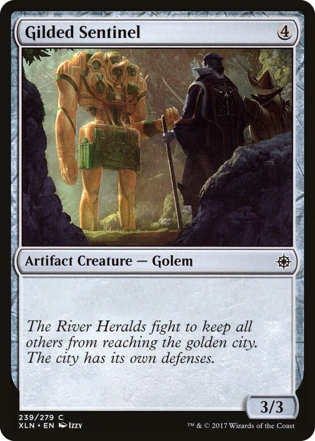 0239 Gilded Sentinel C Ixalan