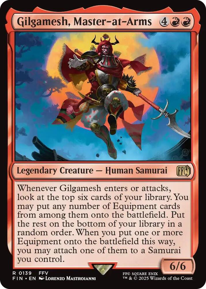 0139 Gilgamesh, Master-at-Arms R FINAL FANTASY
