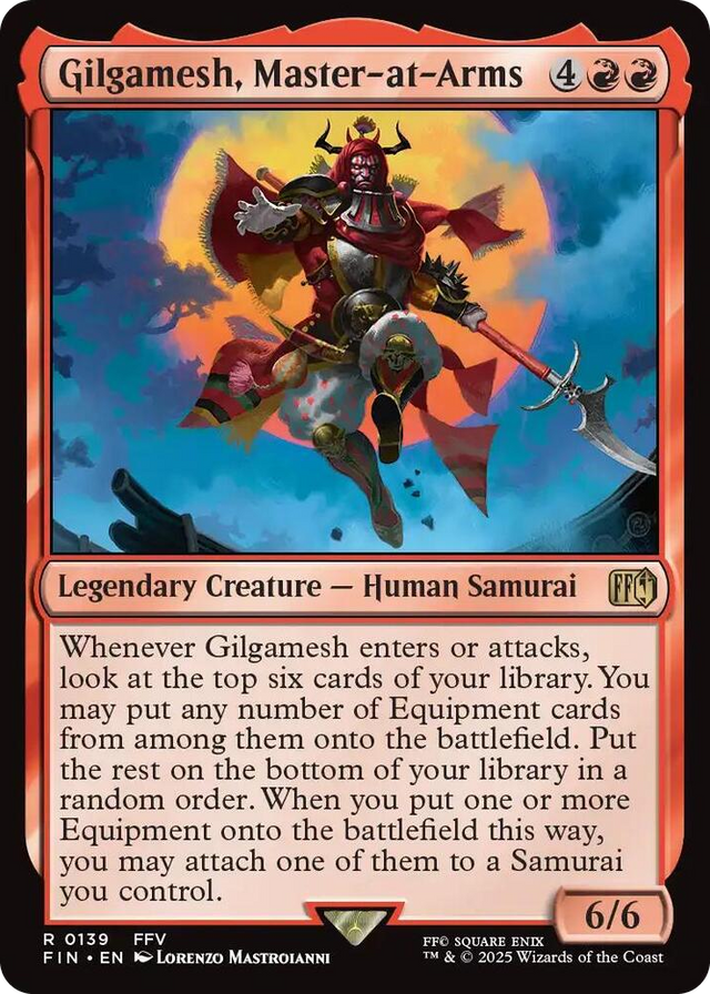 0139 Gilgamesh, Master-at-Arms R FINAL FANTASY