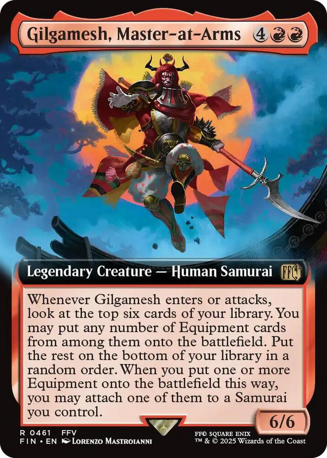 0461 Gilgamesh, Master-at-Arms (Extended Art) R FINAL FANTASY