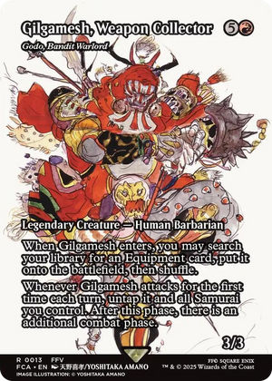 0013 Gilgamesh, Weapon Collector - Godo, Bandit Warlord (Showcase) R FINAL FANTASY: Through the Ages