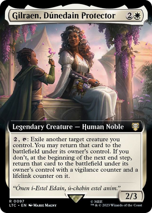 0097 Gilraen, Dunedain Protector (Extended Art) R Commander: The Lord of the Rings: Tales of Middle-earth