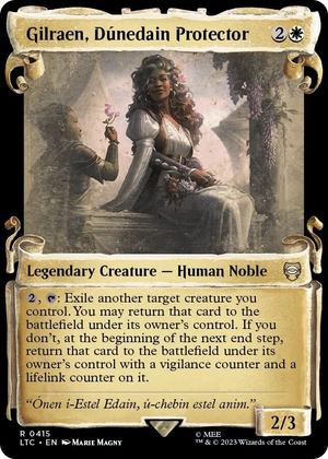 0415 Gilraen, Dunedain Protector (Showcase Scrolls) R Commander: The Lord of the Rings: Tales of Middle-earth
