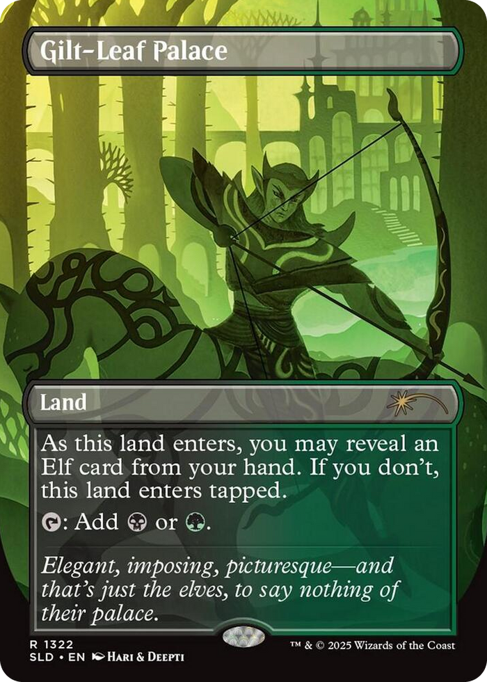 Gilt-Leaf Palace #1322 R - Secret Lair Drop Series Pokemon card