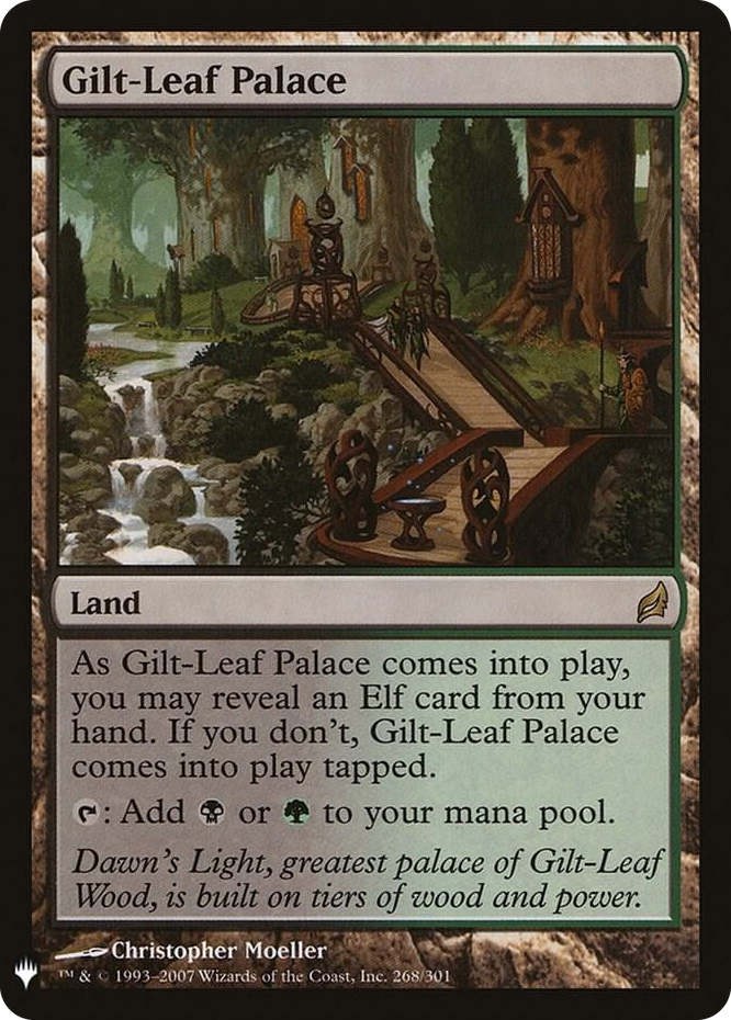 Gilt-Leaf Palace #268 R - The List Reprints Pokemon card