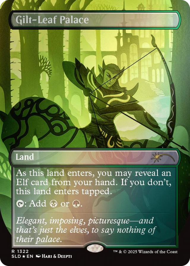 1322 Gilt-Leaf Palace (Rainbow Foil) R Secret Lair Drop Series