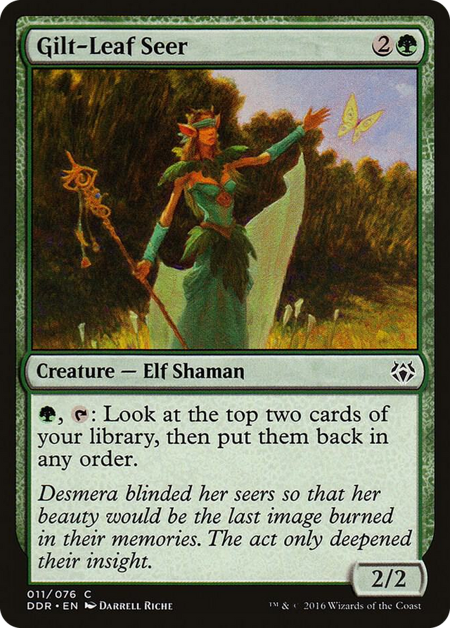 0011 Gilt-Leaf Seer C Duel Decks: Nissa vs. Ob Nixilis