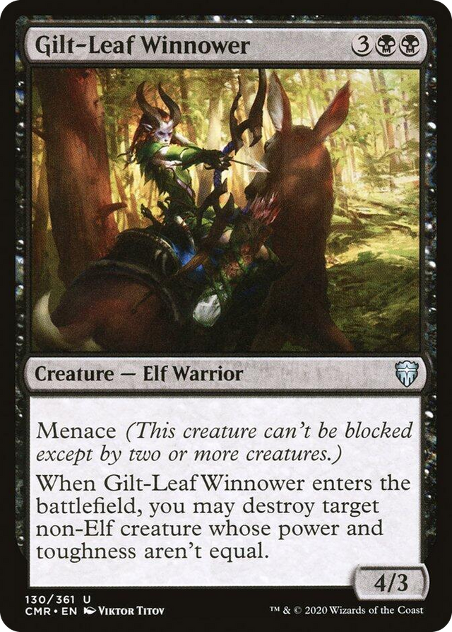 0130 Gilt-Leaf Winnower U Commander Legends