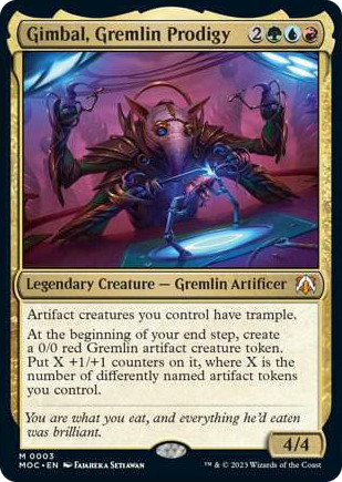 0003 Gimbal, Gremlin Prodigy M Commander: March of the Machine
