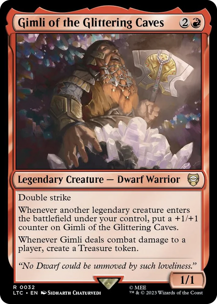 0032 Gimli of the Glittering Caves R Commander: The Lord of the Rings: Tales of Middle-earth
