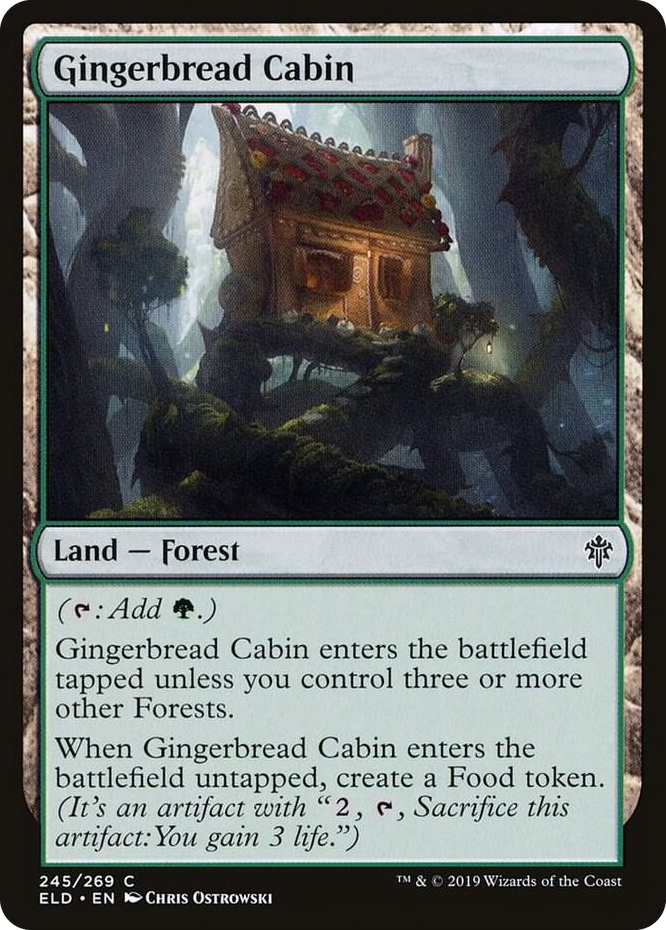 0245 Gingerbread Cabin C Throne of Eldraine