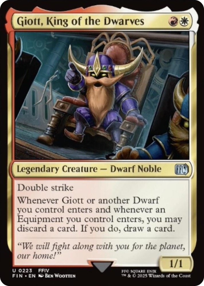 0223 Giott, King of the Dwarves U FINAL FANTASY