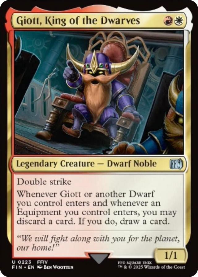 0223 Giott, King of the Dwarves U FINAL FANTASY