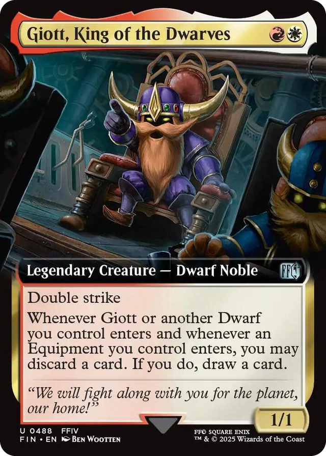 0488 Giott, King of the Dwarves (Extended Art) U FINAL FANTASY