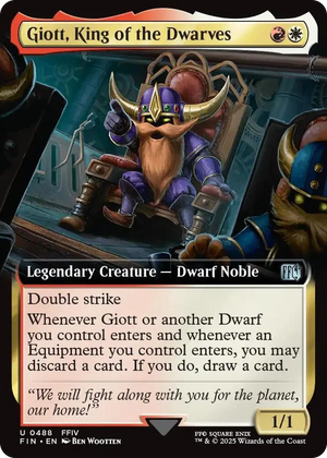 0488 Giott, King of the Dwarves (Extended Art) U FINAL FANTASY