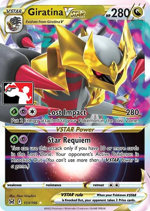0131 Giratina VSTAR Ultra Rare Prize Pack Series Cards