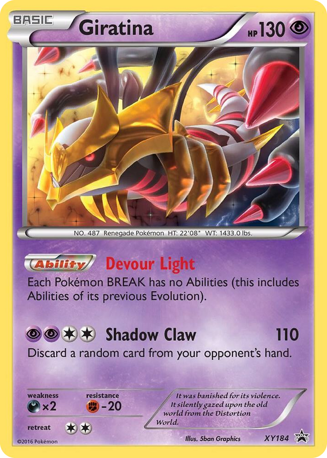 XY184 Giratina - XY184 Promo XY Promos