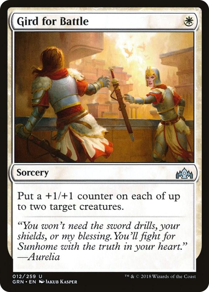 0012 Gird for Battle U Guilds of Ravnica