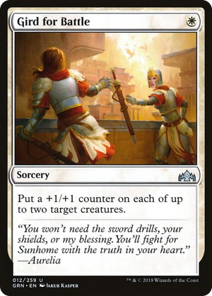 0012 Gird for Battle U Guilds of Ravnica