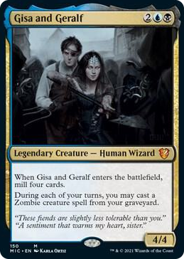 0150 Gisa and Geralf M Commander: Innistrad: Midnight Hunt
