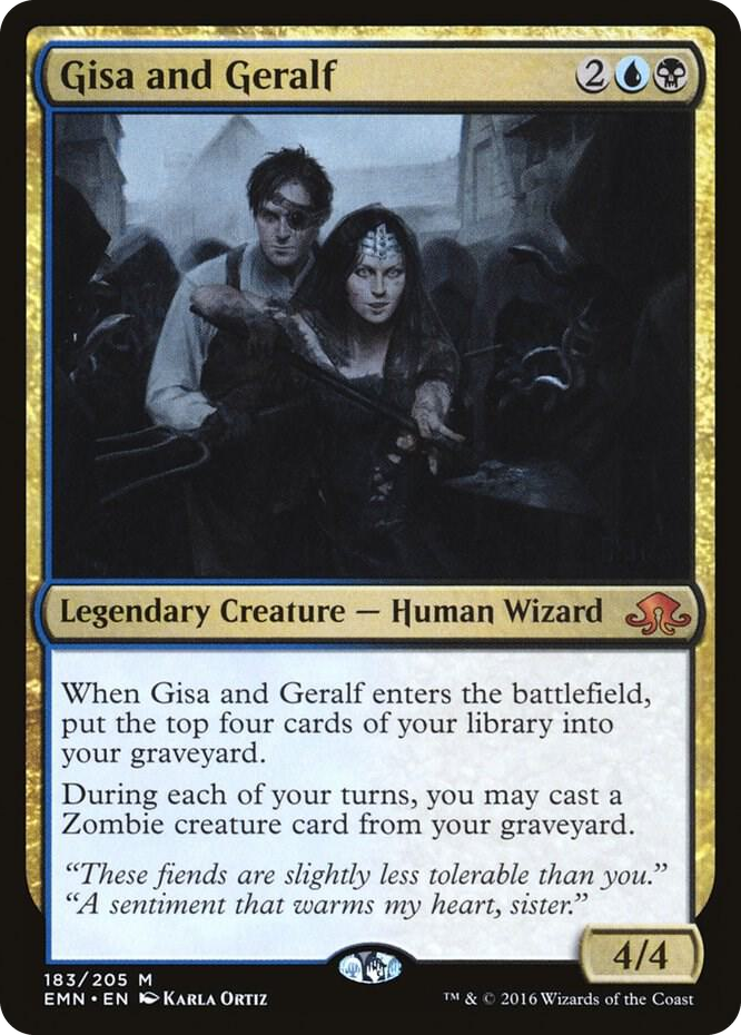 Gisa and Geralf #183 M - Eldritch Moon Pokemon card