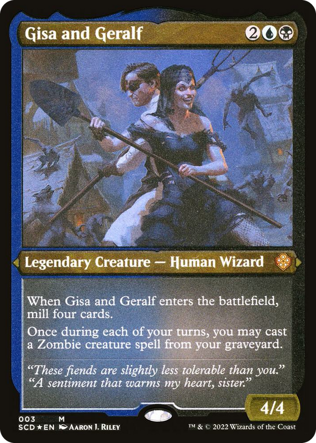 0003 Gisa and Geralf (Foil Etched) M Starter Commander Decks