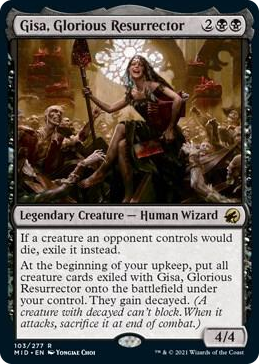 0103 Gisa, Glorious Resurrector R Innistrad: Midnight Hunt