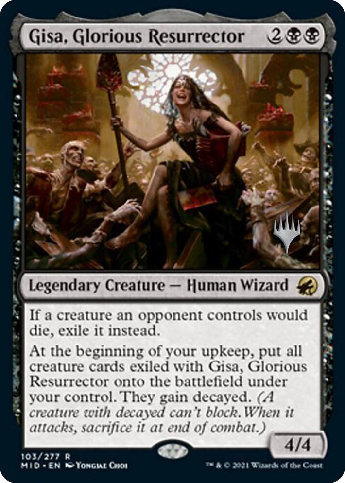 0103 Gisa, Glorious Resurrector R Promo Pack: Innistrad: Midnight Hunt