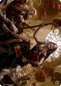 0035 Gisa, Glorious Resurrector Art Card S Art Series: Innistrad: Midnight Hunt