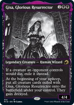 0314 Gisa, Glorious Resurrector (Showcase) R Innistrad: Midnight Hunt