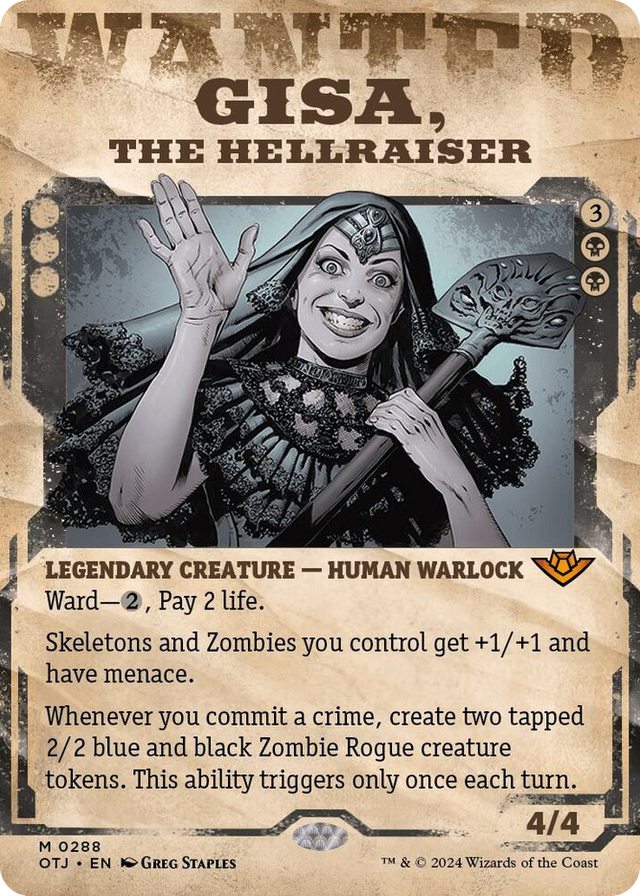 0288 Gisa, the Hellraiser (Showcase) M Outlaws of Thunder Junction