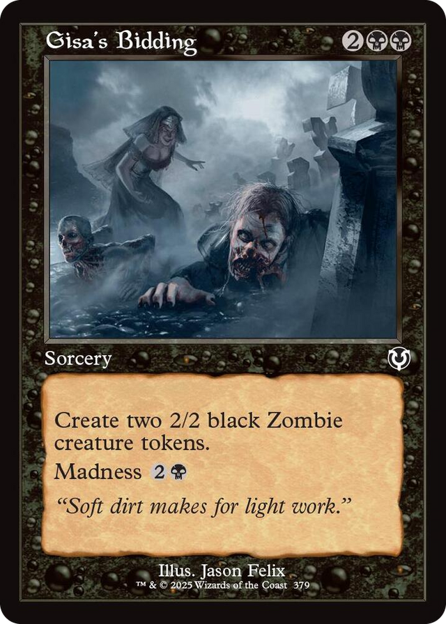 0379 Gisa's Bidding (Retro Frame) C Innistrad Remastered