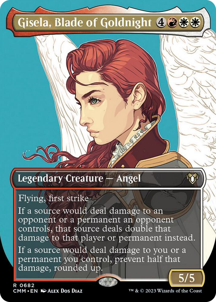 0682 Gisela, Blade of Goldnight (Borderless) R Commander Masters